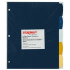 Staples Dividers - Mellow-Colours included in Dividers: Mellow Colours