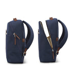 Samsonite 14.1" Virtuosa Backpack - Navy-Front organization pocket includes a key FOB to secure and organize your belongings