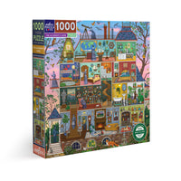 eeBoo Alchemist Home Square Jigsaw Puzzle - 1000 Piece-Sustainably sourced: Made with recycled board and printed on FSC-certified paper using vegetable-based inks.