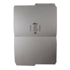 Hilroy File Folders - Letter Size - 9" x 11 3/4" - Grey - 100 Pack-Scored for expansion