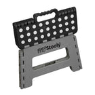 MyStooly Folding Step Stools, Black, 2 Pack-9" (small) and 15" (large) seat heights