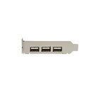 StarTech 4 Port PCI Express Low Profile High Speed USB Card-Backed by a StarTech.com 2-year warranty and free lifetime technical support