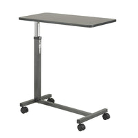 Drive Medical Non Tilt Top Overbed Table, Silver Vein-Silver Vein, Steel