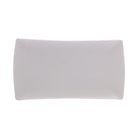 Maxwell & Williams Diamonds Rectangular Platter - Medium - 15" x 7.25" - White - 2 Pack-Serveware