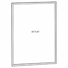 Azar Displays Large Format Snap Frame, 40" x 30" (300230-SLV)-For Wall Use Only