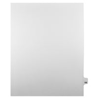 Mark Maker Legal Tabs - Letter Size - White - 1/25th cut - 25 tabs per package - 5 packages Pack - Number 122-White Single Tabs