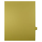 Mark Maker Legal Exhibit Index Tab Buff Single Tabs, 1/25th Cut, Letter Size, No Holes, Number 68, 25 Pack-Buff Single Tabs, 1/25th Cut