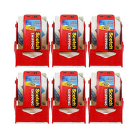3M Company Scotch Super Strength Sure Start/Packaging Tape, 22.2 yds, 6 Pack (MMM1426)-Packing Tape