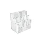 Azar Displays 3-Tier 6-Pocket Trifold Brochure Holder, 2 Pack (252815)-Brochure holders