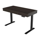 TygerClaw 23"W Sit-Stand Desk with Storage Drawer - Brown-Storage drawer to put things away and to keep the desktop organized