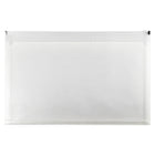 Winnable Slidelock Legal Size Poly Zipper Closure Envelope, Clear, 10" x 15", 1 1/4" Expansion-Durable poly construction
