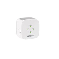 Netgear Dual-band WiFi Range Extender, 750Mbps, Wall-plug, Internal Antenna (EX2800)-Extended wireless coverage: Adds Wi-Fi range coverage up to 1200 square feet, and connects up to 20 devices such as laptops, smartphones, speakers, IP cameras, tablets, IoT devices, and more.