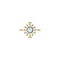 Eureka Bulletin Board Set, Telling Time (EU-847423)-Telling time