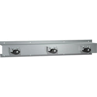 ASI Mop and Broom Rack, Satin Finish-Mop and Broom Rack - Satin Finish