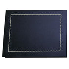 St. James Classic Certificate Holders, Navy Linen, Gold Foil, 5 Pack-Elegant classic gold foil design