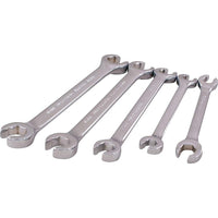 Gray Tools 5 Piece 6 Point Metric, Chrome Flare Nut Wrench Set, 9 X 11mm-16 X 18mm-Contains Sizes: 9 X 11mm, 10 X 12mm, 13 X 14mm, 15 X 17mm, 16 X 18mm.