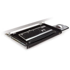 3M Under-Desk Keyboard Drawer with Precise Mousing Surface - Black-Three height adjustments