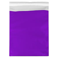 JAM Paper Foil Envelopes with Self Adhesive Closure, 10 x 13, Open End, Purple, 25 Pack (1323295)-Purple