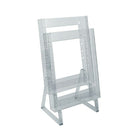 Azar Displays 2-Tier Letter Size Counter Modular Brochure Holder, 2 Pack (252333)-Brochure holders
