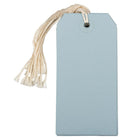 JAM Paper Gift Tags with String, Medium, 2.38 x 4.75, Baby Blue, 100 Pack (39197114B)-Dimensions: 4 3/4" x 2 3/8"