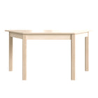 Flash Furniture Bright Beginnings Commercial Grade Wooden Trapezoid Preschool Classroom Activity Table (MKME088018)-Commercial Grade Trapezoid Wooden Classroom Activity Table