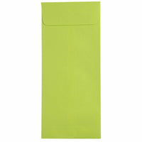 JAM Paper #14 Policy Business Coloured Envelopes - 5" x 11.5" - Ultra Lime Green - 25 Pack-Colour: Lime Green