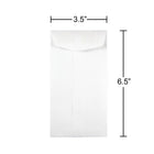 JAM Paper #7 Coin Envelopes, 3.5 x 6.5, White, 250 Pack (95083H)-Size: 3.5" x 6.5"