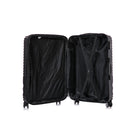 TOSCANO PRODIGIO 20" Hardside Carry On Luggage - Jet Black-5 Year Limited Global Warranty