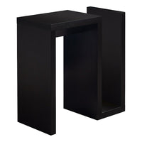 Monarch Specialties 2089 Accent Table - 24"H/Espresso-Thick paneling in a sleek modern design
