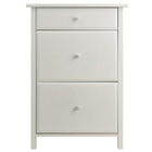 Winsome Wood Delta File Cabinet, White (10321)-Constructed of composite wood in White Finish