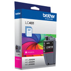 Brother Genuine LC401M Standard Yield Magenta Ink Cartridge-Compatible with MFC-J1010DW, MFC-J1012DW and MFC-J1170DW