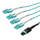 StarTech MPO/MTP to LC Breakout Cable with OM3, 40Gb and Push/Pull-Tab, 10 m/30 ft. (MPO8LCPL10M)-Obtain higher port density with eight LC network connections combined into a single MPO/MTP connector