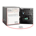 SentrySafe XX-Large Digital Fire/Water Safe - 2.05 Cu. Ft.-Data Protection: ETL Verified to protect digital media such as tablets, phones, external hard drives, memory sticks/cards, USB drives, CDs, DVDs in a fire for 1-hour up to 1700-degreeF (927-degreeC)