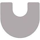 Flash Furniture 60''W x 66''L Horseshoe Activity Table with Thermal Fused Top and Height Adjustable Pre-School Legs, Grey-Shape: Horseshoe