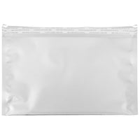 JAM Paper Foil Envelopes with Self Adhesive Closure, 6 1/8 x 9.5, Booklet, Silver, 25 Pack (1323287)-Silver