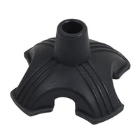 Drive Medical Quad Support Cane Tip-Black, Rubber