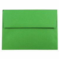 JAM Paper A7 Invitation Envelopes, 5.25 x 7.25, Brite Hue Green Recycled, 250 Pack (95617H)-Green recycled envelope