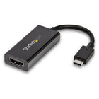 StarTech USB-C to HDMI Adapter with HDR, 4K 60Hz, Black (CDP2HD4K60H)-Astonishing picture quality with support for UHD video resolutions up to 4K 60Hz