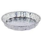 Luciano Round Aluminum Foil Cake Pans, 8.5 x 1.25 inches, Silver, 72 Pieces-Dimensions: 8.5"D x 1.25"H in dimensions