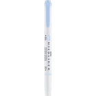 Zebra Mildliner Double Ended Highlighter - Soda Blue-Soda Blue