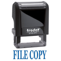 Trodat Printy ''FILE COPY'' Climate Neutral Self-Inking Stamp 4911-High-quality stamp with nontoxic, water-based ink