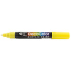 Marvy Uchida Chisel-Tip Acrylic Paint Marker - Yellow - 2 Pack-This acrylic paint ink is water-based and goes on smooth in order to brighten any surface or project