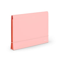 Poppin 13 Pocket Accordion File - Blush-Blush/Poly