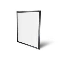 Futech 2-View Menu Holder BLK 8-1/2"W x 11"H, Black, 10 Pack-Pocket size: 8-1/2"W X 11"H