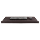 Allsop ErgoEdge Deskpad with Wrist Rest - Black-Thickness: 0.2"