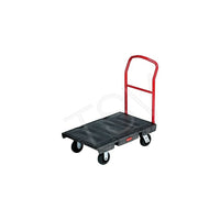 Rubbermaid Heavy-Duty Platform Truck, Deck Width: 24", Capacity: 2500 Lbs., Deck Length: 48", Handle Height: 42" (FG444100BLA)-Deck Width: 24"