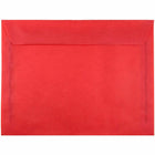 JAM Paper 9" x 12" Booklet Catalog Translucent Vellum Envelopes - Primary Red - 25 Pack-Colour: Primary Red 