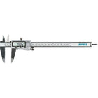 Aurora Tools Electronic Digital Calipers, Stainless steel, 8"-Large LCD display provides easy-to-read numbers