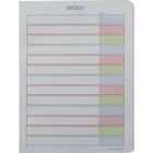 Cambridge Tab Business Notebooks, 9-1/2" x 7-1/4", 160 Pages-Ruled with margin