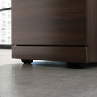 Sauder Affirm 2-Drawer Mobile Pedestal - Noble Elm-Dimensions: 28.425"H x 15.551"W x 19.449"D